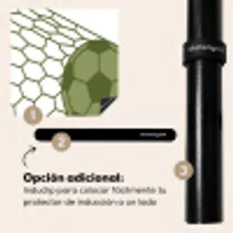 Voetbal - Goal - Sport - Groen Inductie beschermer vinyl 3mm middel -zzzzzzz-induclip_ES