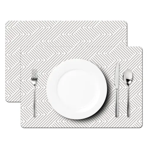 Grafisch - Patroon - Modern -  Geometrisch Placemat vinyl groot 368 -zzsfeer2_Kitchenyeah-website
