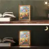 Bloemen - Natuur - Botanisch - Kunst Light Box met kabel (Tafellamp) klein -sfeer3