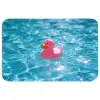 Badeend - Dobberend - Roze Badmat klein -3d