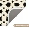 Stervormen - Geometrisch - Zwart Badmat klein 997 -USP_AntislipNL
