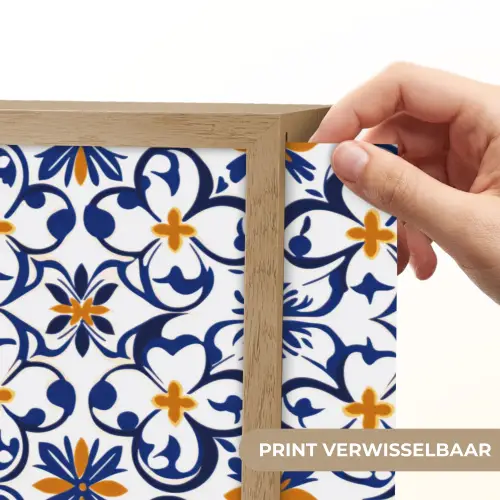 Patroon - Modern - Kleurrijk Light Box met batterij (Wandlamp) middel 907 -USP_websiteprintNL
