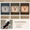 Schotse Hooglander - Winter - Landschap - Natuur - Dieren - Doorkijk Light Box met batterij (Wandlamp) middel -USP_lichtkleurNL