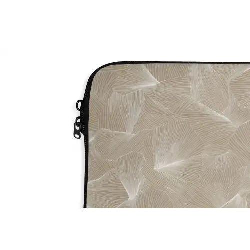 Organisch - Textuur - Beige laptophoes neopreen klein 279 -detail