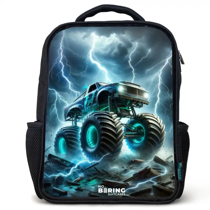Thunder Wheels Rugzak - Zwart middel -3d
