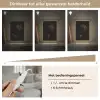 Bol - Gedroogd - Vaas - Zwart Light Box met kabel (Tafellamp) klein -USP_dimbaarNL