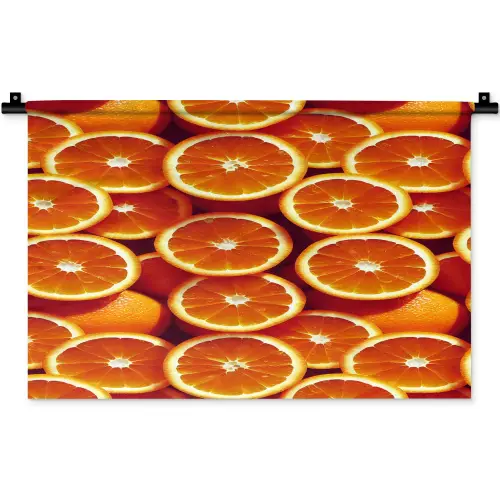 Sinaasappels - Oranje - Gesneden Wandkleed katoen klein 269 -zz3d