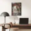 Doorkijk - Rozen - Vintage - Poort PET vilt klein -sfeer5