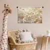 Wilde - Bloemen - Wit Wandkleed katoen klein -wsfeer5_kind