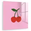 Kersen - Roze - Illustratie plexiglas 5mm klein -zzzproduct_nieuw