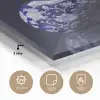 Porselein- Kersen - Delfts - Blauw plexiglas 5mm klein -sfeer2