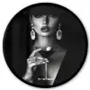 Vrouw - Cocktail - Chic Fotolijst rond zonder passe partout klein -3d