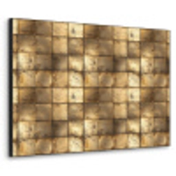 Geometrisch - Tegels - Goud Textielframe zwart klein 947 -3d
