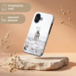 Rendier - Gewei - Sneeuw - Winter Toughcase MagSafe Apple iPhone 17 klein -USP_RandenV_DE
