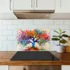 Levensboom - Natuur - Kleurrijk - Boom keuken achterwand spatscherm klein -sfeer2