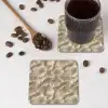 Waaierstructuren - Beige - Vezeltextuur onderzetter kurk middel 366 -sfeer2