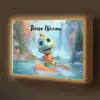 Dino - Natuur - Waterval Light Box met batterij (Wandlamp kind) middel -z3d_website