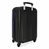 Lederen look midden paars NBS - Handbagage koffer - Kinderen Unisex middel -achterkant
