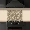 Giraf - Patroon - Beige - Bruin keuken achterwand spatscherm klein 900 -sfeer1