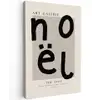 Quotes - Noël - Zwart - Beige - Kerst canvas 2cm klein -z3d