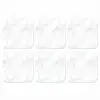 Minimalistisch - Wit - Grijze aders onderzetter kurk middel 366 -3d