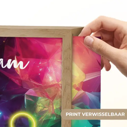 Symbolen - Game - Kleurrijk Light Box met batterij (Wandlamp kind) middel -USP_websiteprintNL