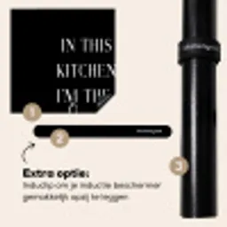 Keukenkoningin Inductie beschermer vinyl 3mm middel -zzzzzzz-induclip_NL