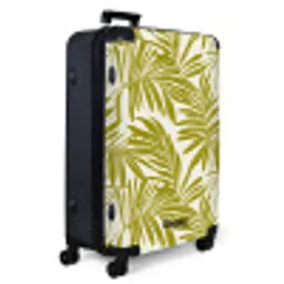 Palmblad - Patroon - Groen NBS - Large koffer - Volwassenen Unisex groot -product1