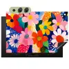Bloemen - Kleurrijk - Stippen Inductie beschemer met haakjes klein -3d