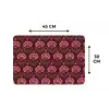 Bloemen - Waaier - Paars Placemat vinyl groot 368 -specs