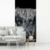 Schotse hooglander - Zwart - Koe - Dieren fotobehang vinyl groot -woonkamer