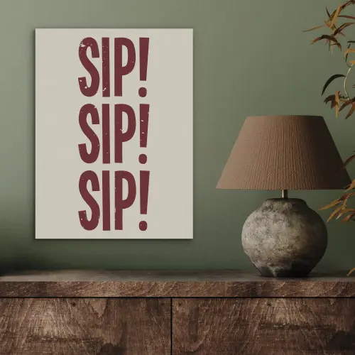 Japandi - Vintage - Decoratie - Rood PET vilt klein -sfeer2