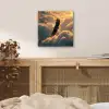 Adelaar - Wolken - Zon aluminium wit klein -sfeer3