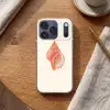 Schelp - Roze - Structuur Telefoonhoesje iPhone 17 Pro klein -sfeer1