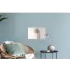 Minimalistisch - Cirkel - Lichtgrijs Muursticker klein -plant