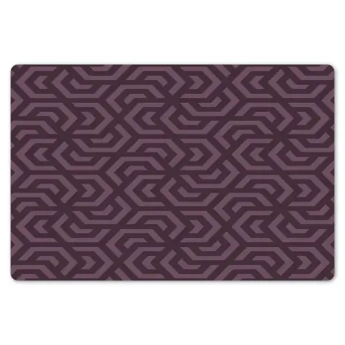 Paars - Geometrisch - Patroon - Donker Placemat vinyl groot 368 -zzsfeer1_Kitchenyeah-website