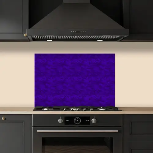 Paars - Heuvels - Bloesem keuken achterwand spatscherm klein 900 -sfeer1