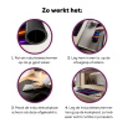 Esthetiek - Retro - Neon Inductie beschermer vinyl 3mm klein -zzzzzzz-cc-werking