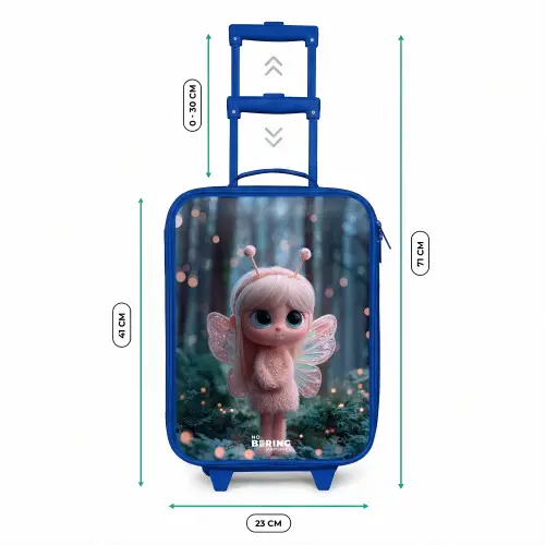 Fairy - Bos - Glitters Kinderkoffer - Blauw klein -productfoto_formaten