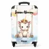 Schommelende baby eenhoorn NBS - Handbagage koffer - Kinderen Unisex middel -productfoto_recht