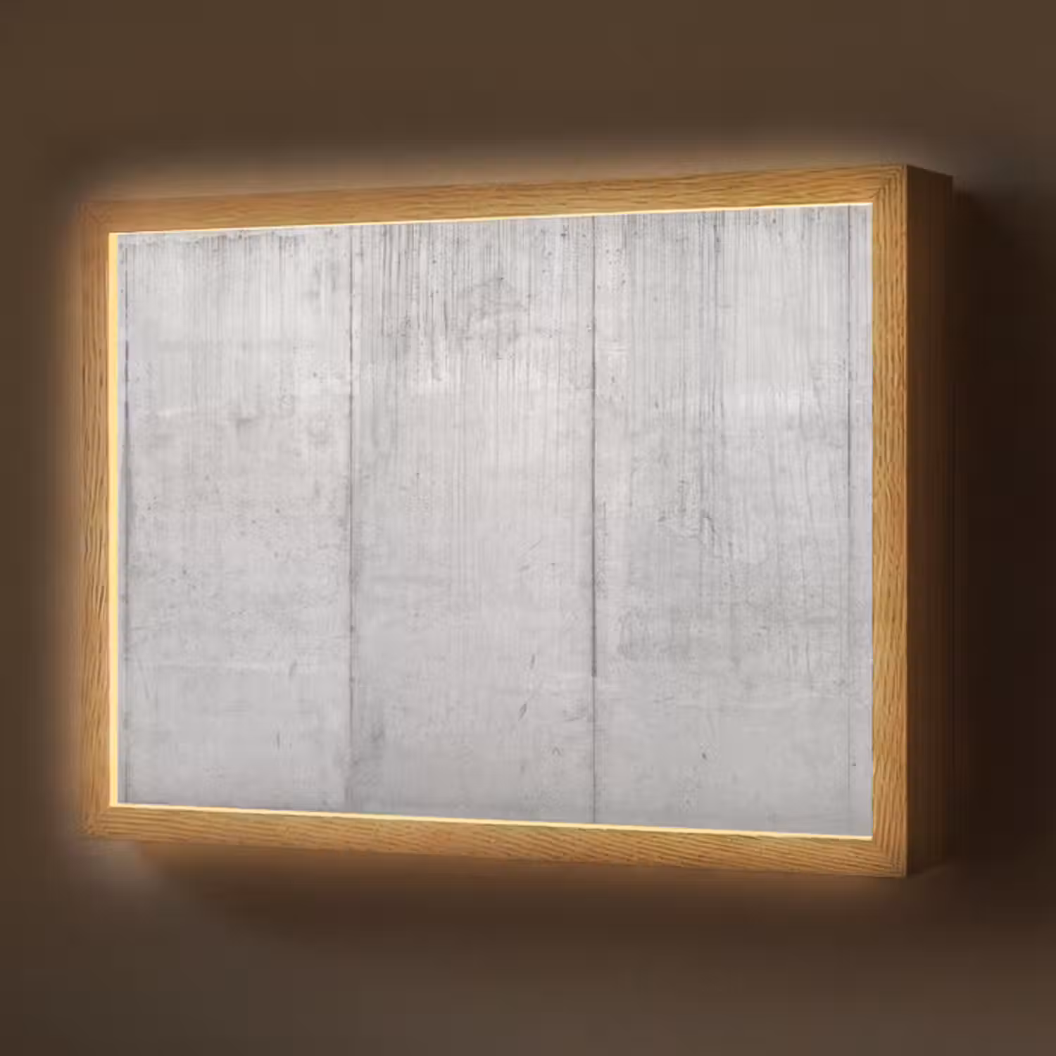 Lightbox - Wandlamp - Grijs - Betonlook - Industrieel