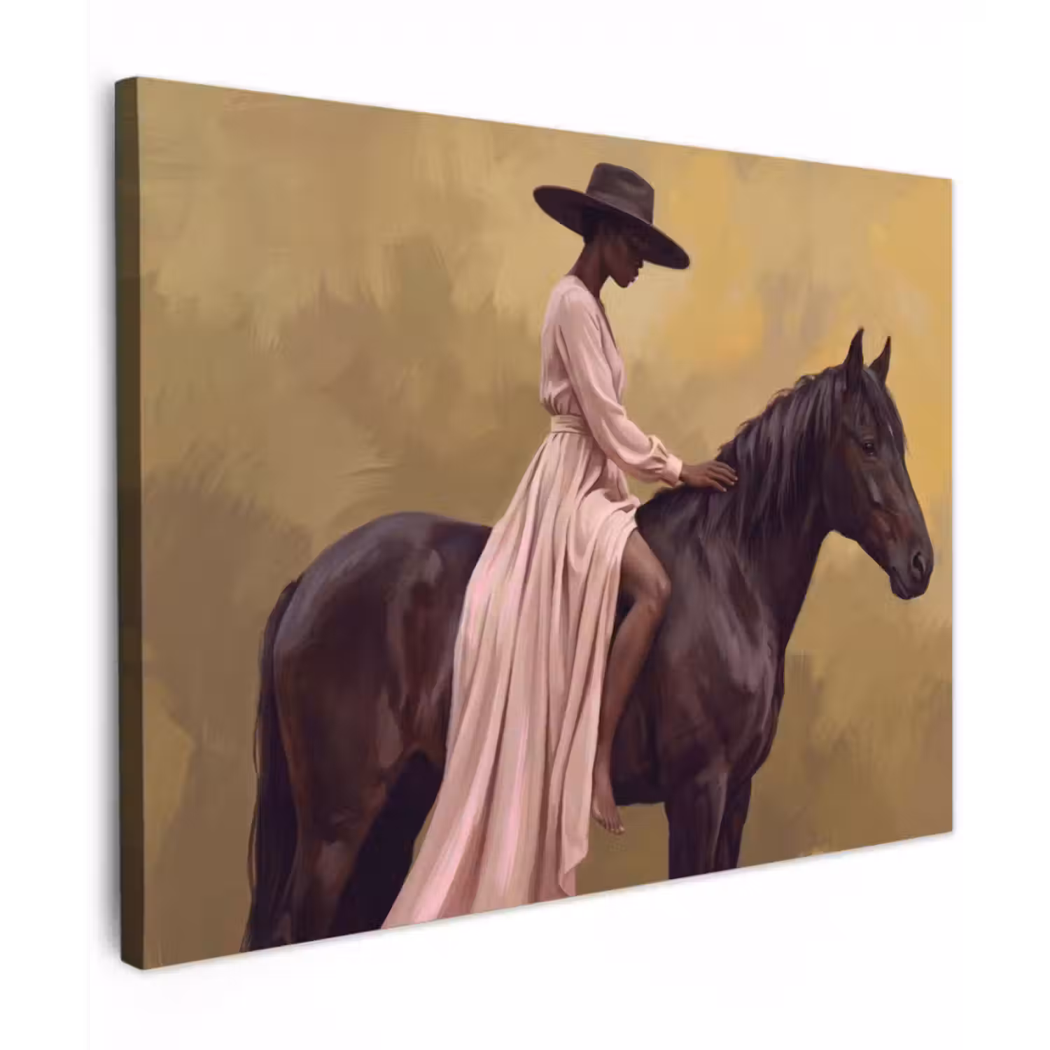 Canvas Print - Horse - Classic - Ochre