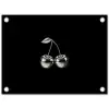 Kers - Luxueus - Metallic tuinposter los doek klein -3d