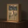 Leeuwin - Gras - Geel Light Box met kabel (Tafellamp) klein -z3d_website