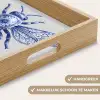 Bij - Modern - Delfts - Blauw Dienblad Rechthoek middel -USP_HandgreepNL