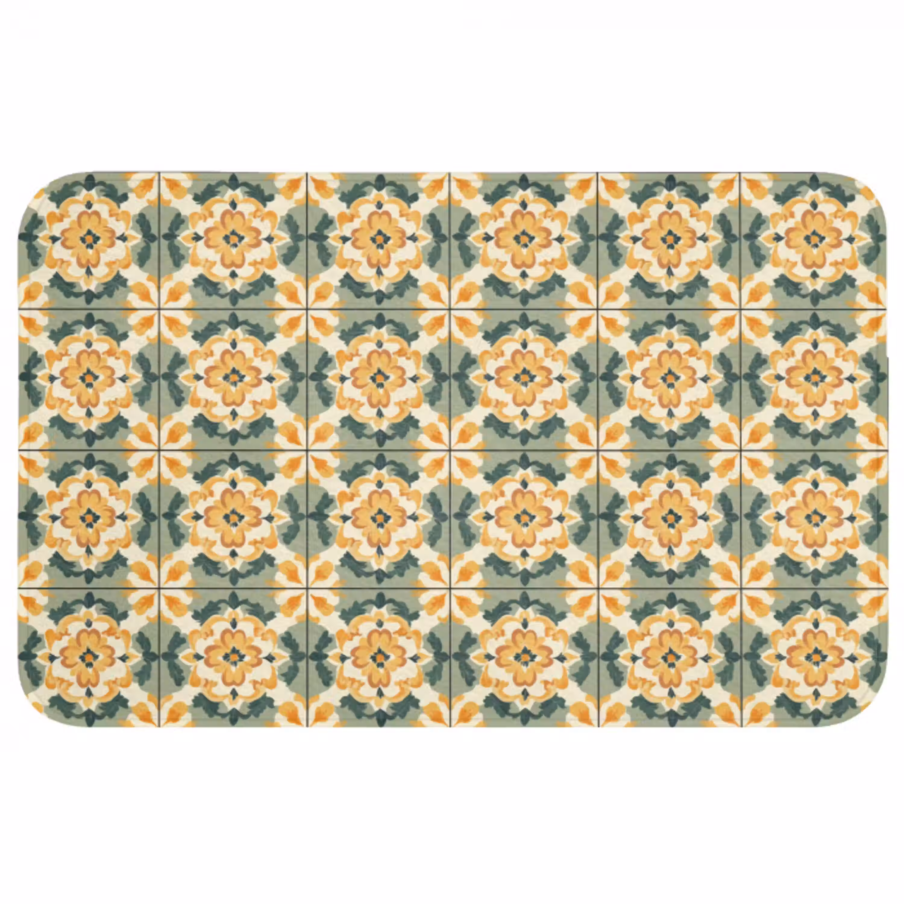 Keramiek - Verweerd - Kleurrijk Badmat middel 997 -3d