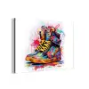 Schoenen - Graffiti - Wit - Kleuren aluminium wit klein -3d