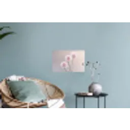 Bloemen - Bollen - Roze Muursticker klein -plant