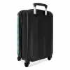 Blauw krab patroon NBS - Handbagage koffer - Kinderen Unisex middel -achterkant
