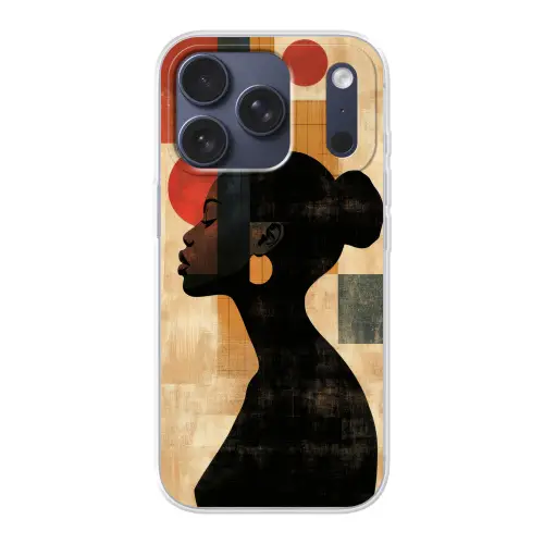 Zijaanzicht - Vrouw - Vormen Telefoonhoesje iPhone 17 Pro klein -3d